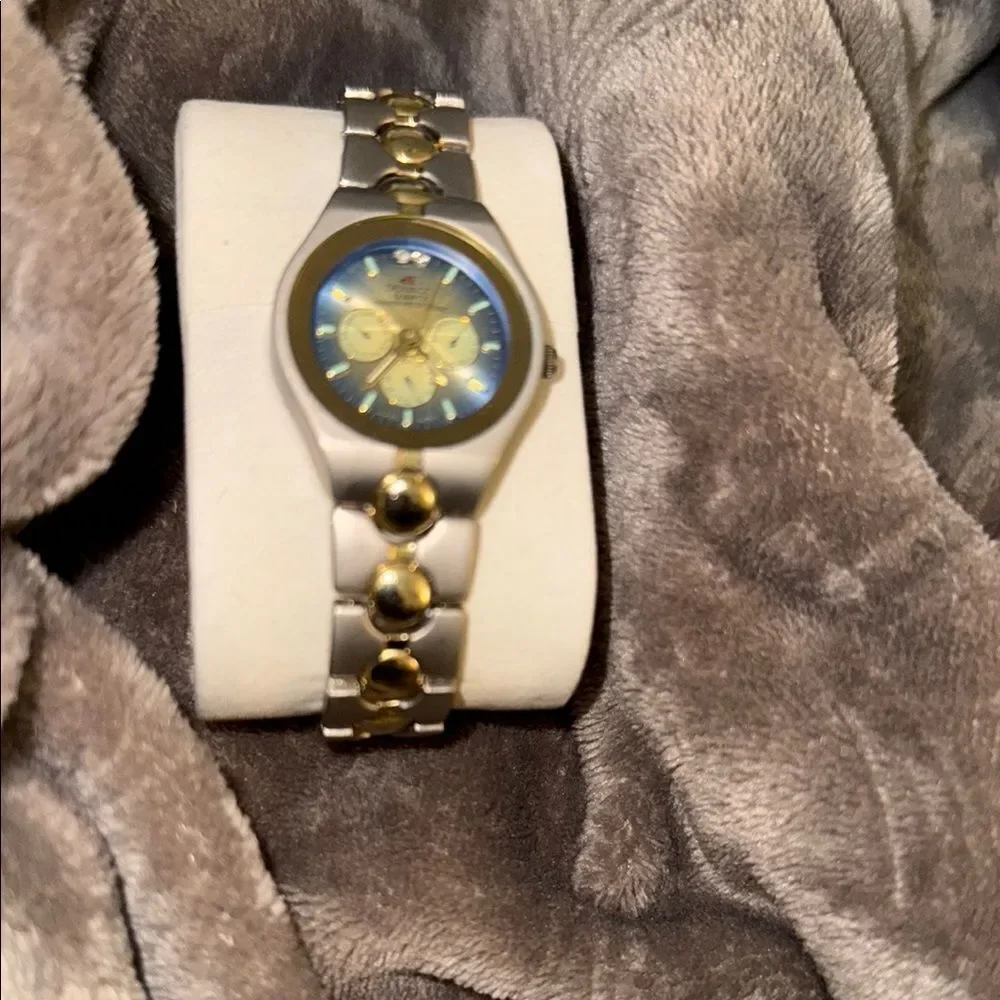 Elegant Silver and Gold Women's Watch
